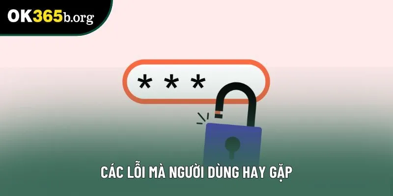 Các lỗi mà người dùng hay gặp